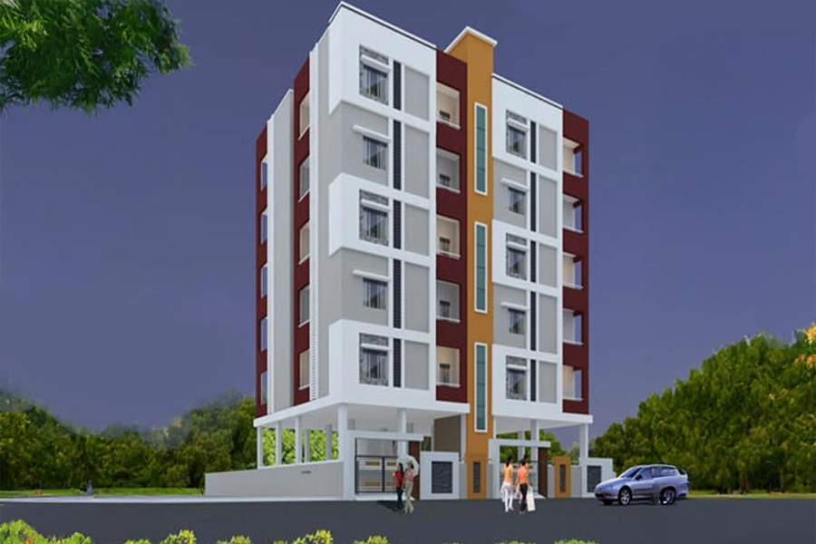 BJR Mansion residential building in Ameenpur, Hyderabad